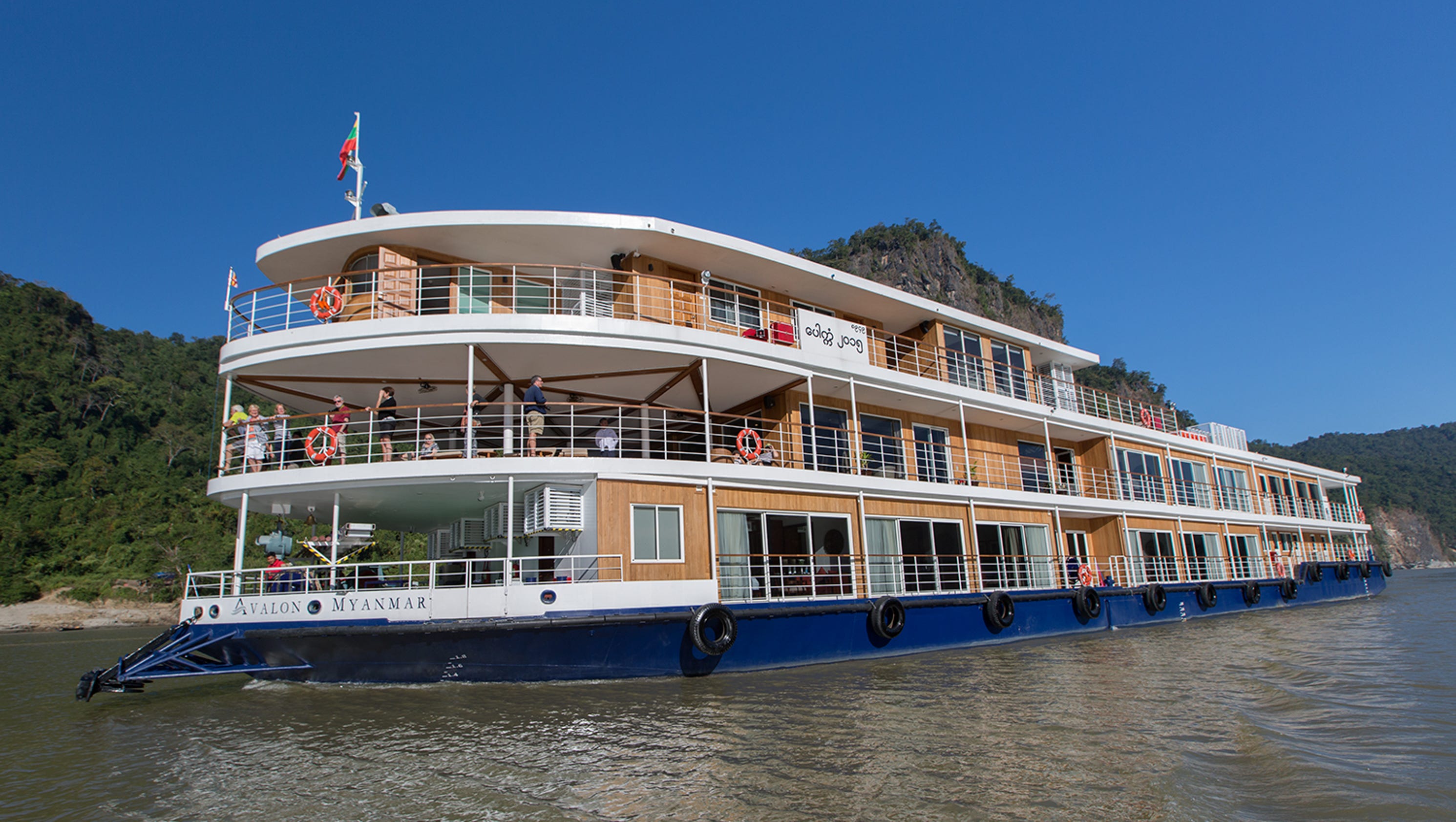 Cruise ship tours Avalon Waterways' Avalon Myanmar