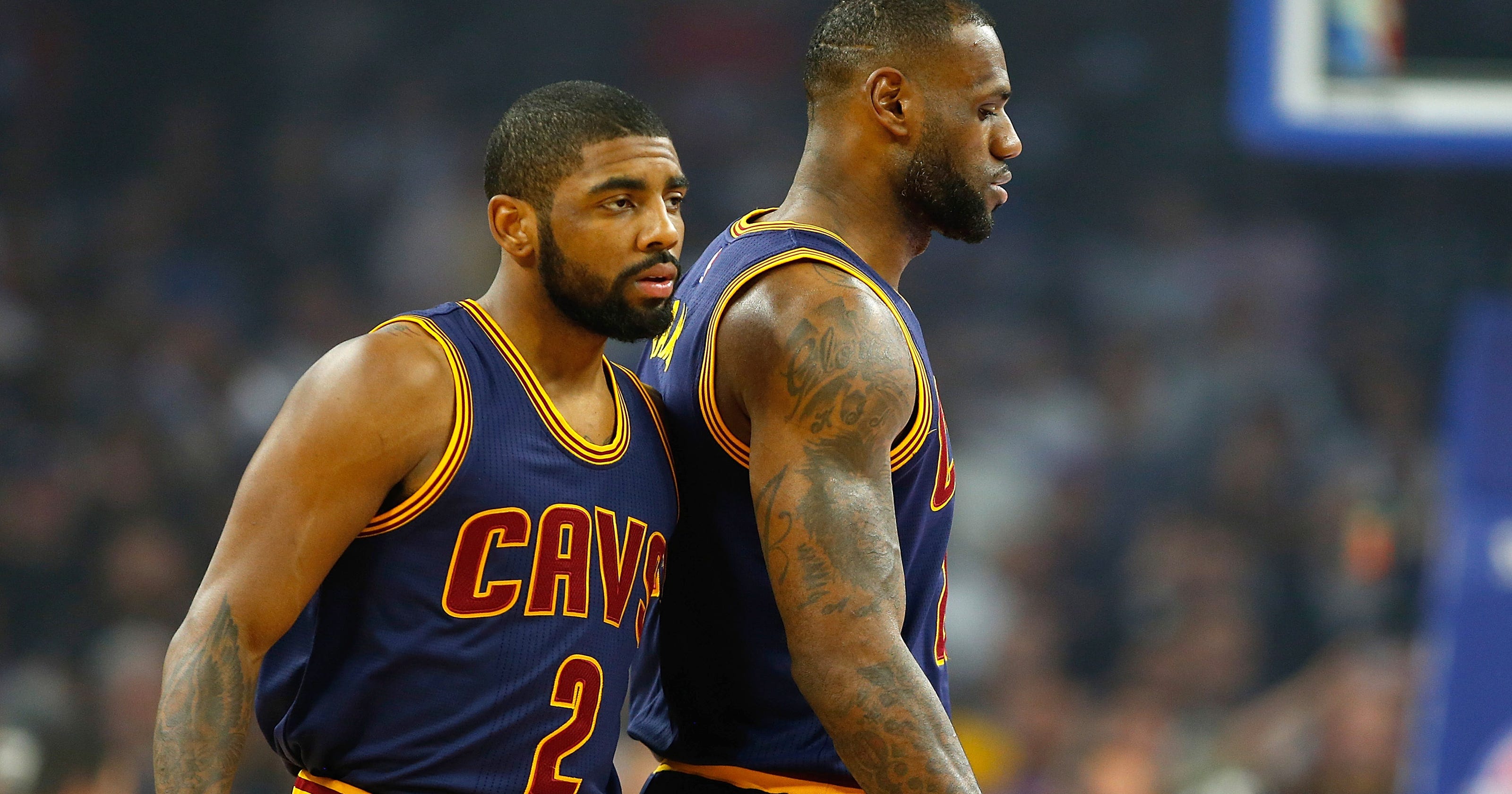 Kyrie Irving leads Cavs in first-round sweep over Pistons