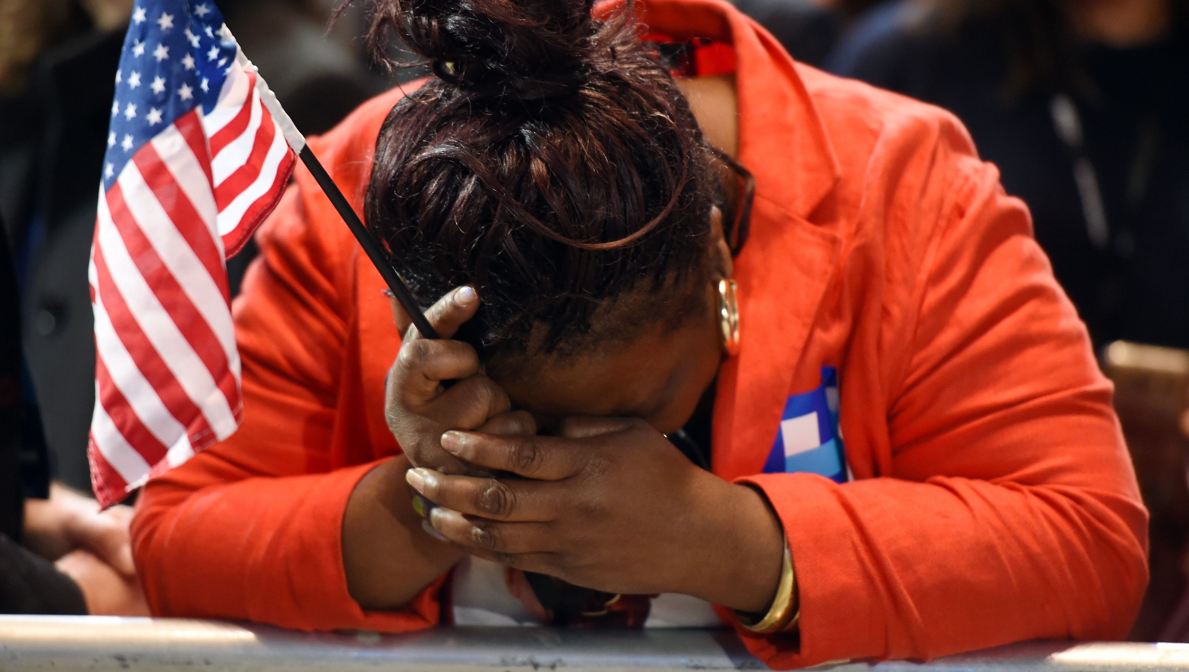 People are crying It's not because they lost a race