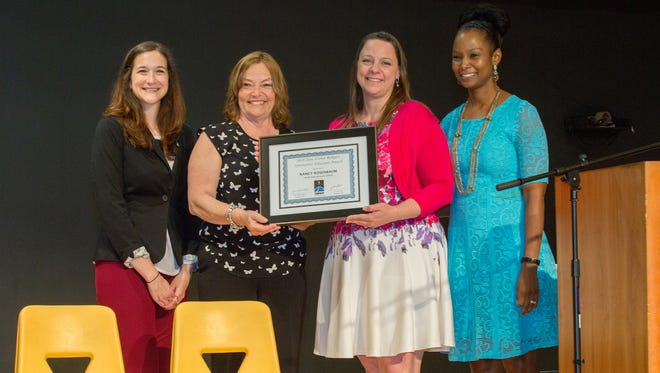Nancy Rosenbaum wins the Challenger Center June Scobee Rodgers Innovative Educator Award.