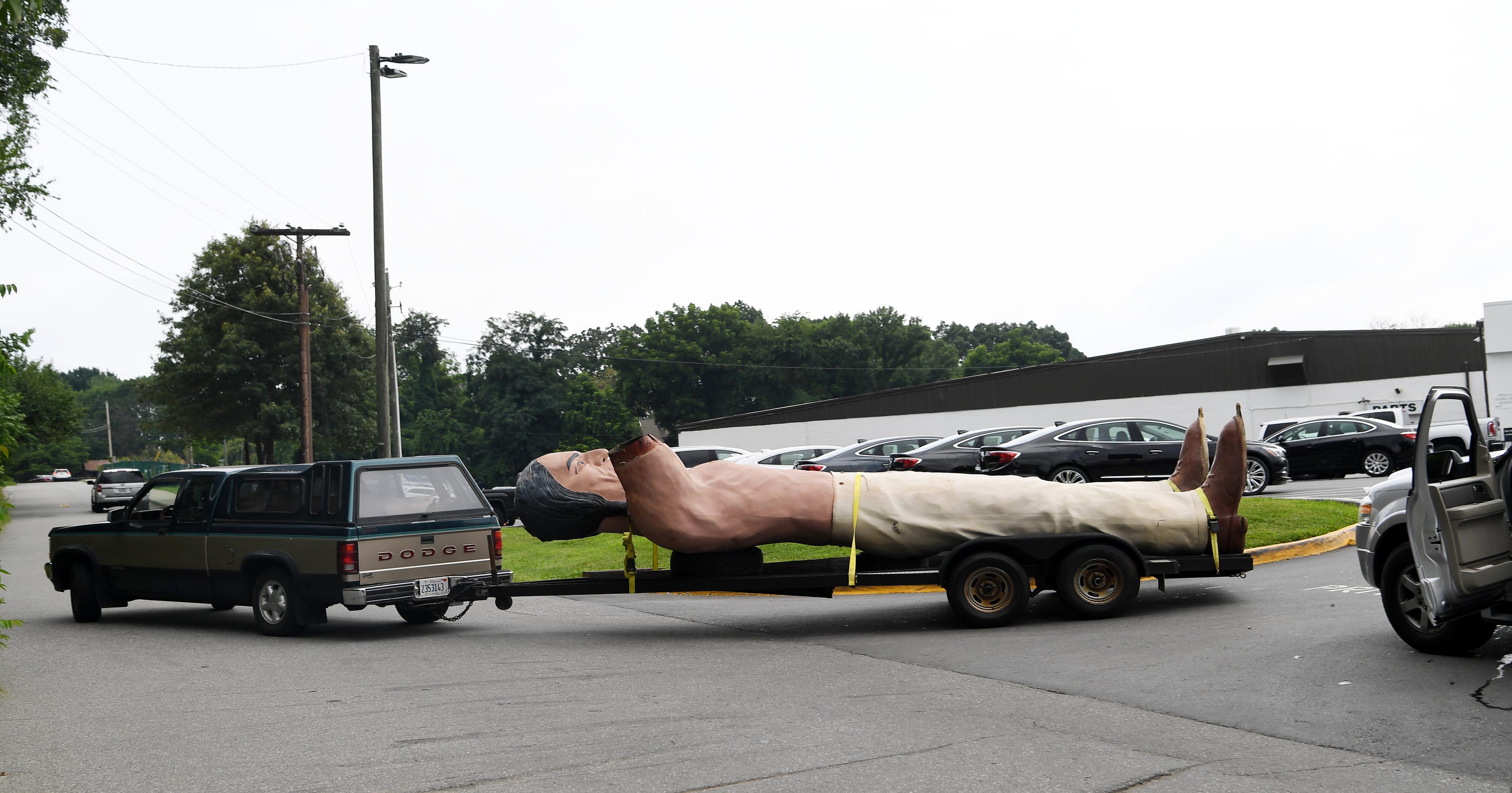 Asheville Dealership Removes Chief Pontiac Statue