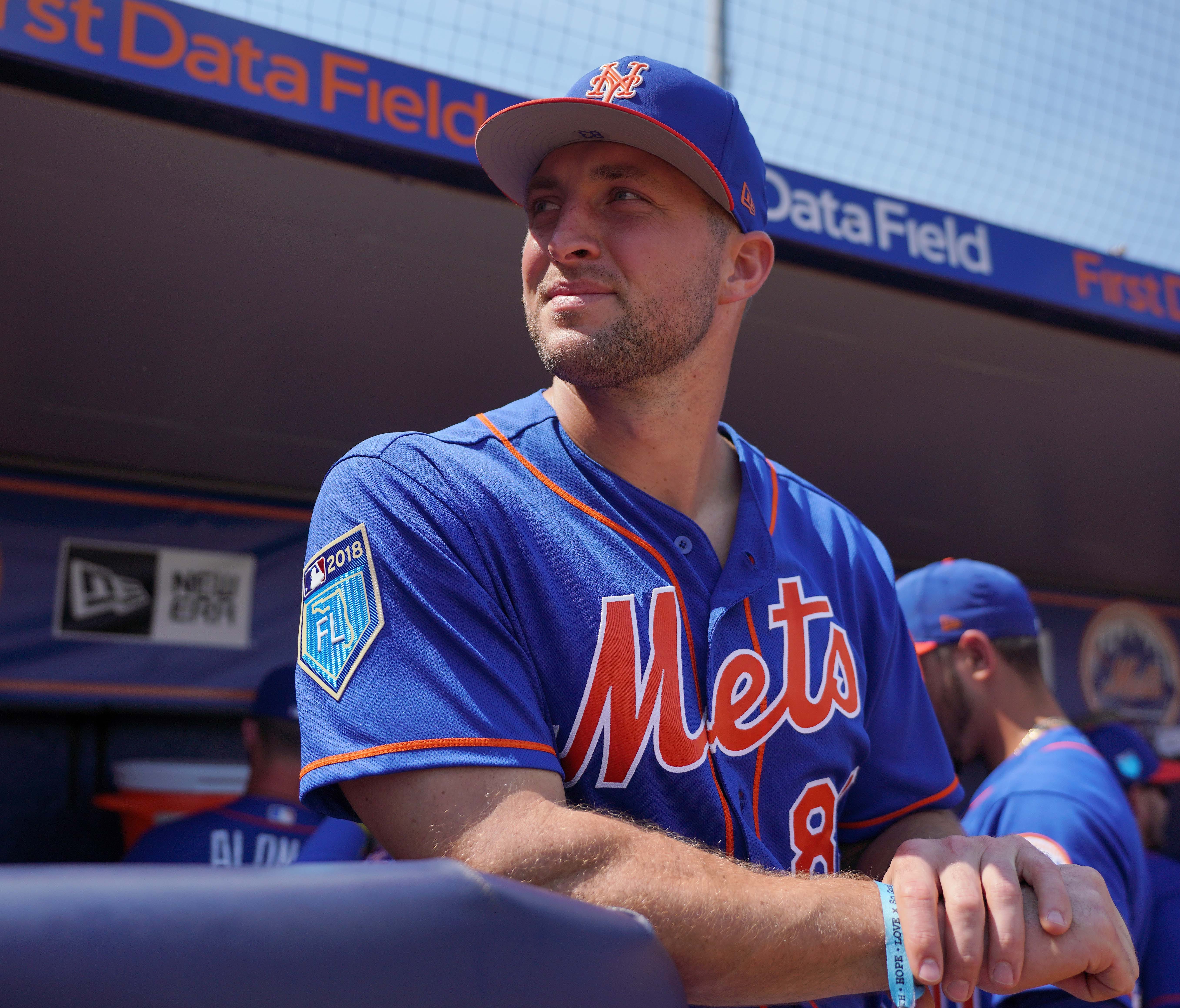 Tebow is entering his second full season as a professional baseball player.