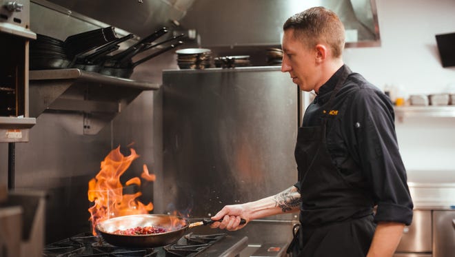 New Ginger and Baker chef de cuisine Tucker Creveling.