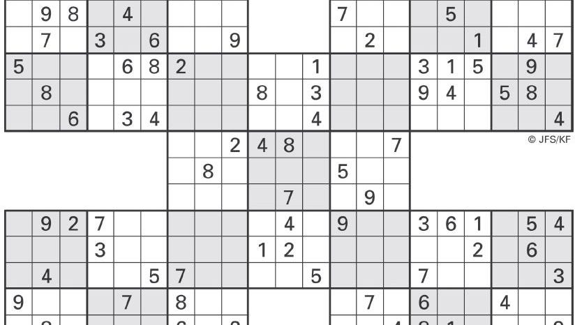 printable sudoku high five may 24