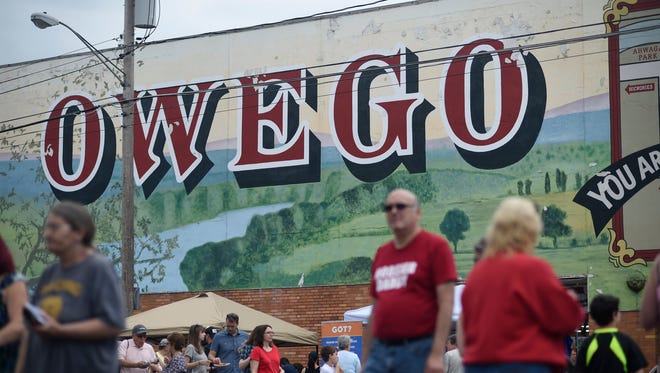 Thousands attended the 35th annual Owego Strawberry Festival in 2015.