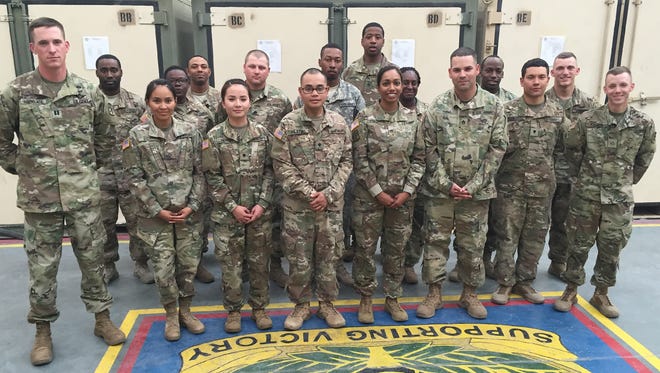 Soldiers with the Supply Support Activity, or warehouse, for Echo Company, 2-43 ADA were named the best in Forces Command and are in the running for being the top warehouse in the entire Army for their size category.