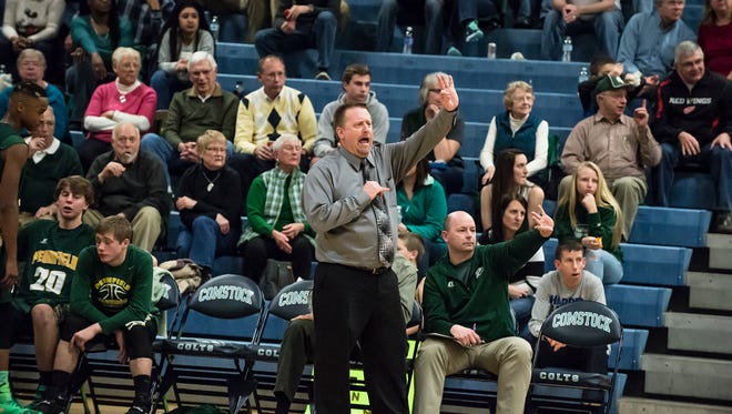 Steve Grimes has stepped down as boys basketball coach at Pennfield