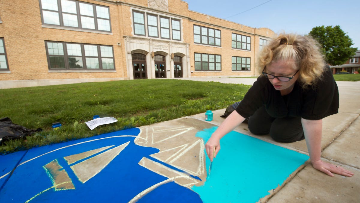Photos Playful sidewalk murals in York