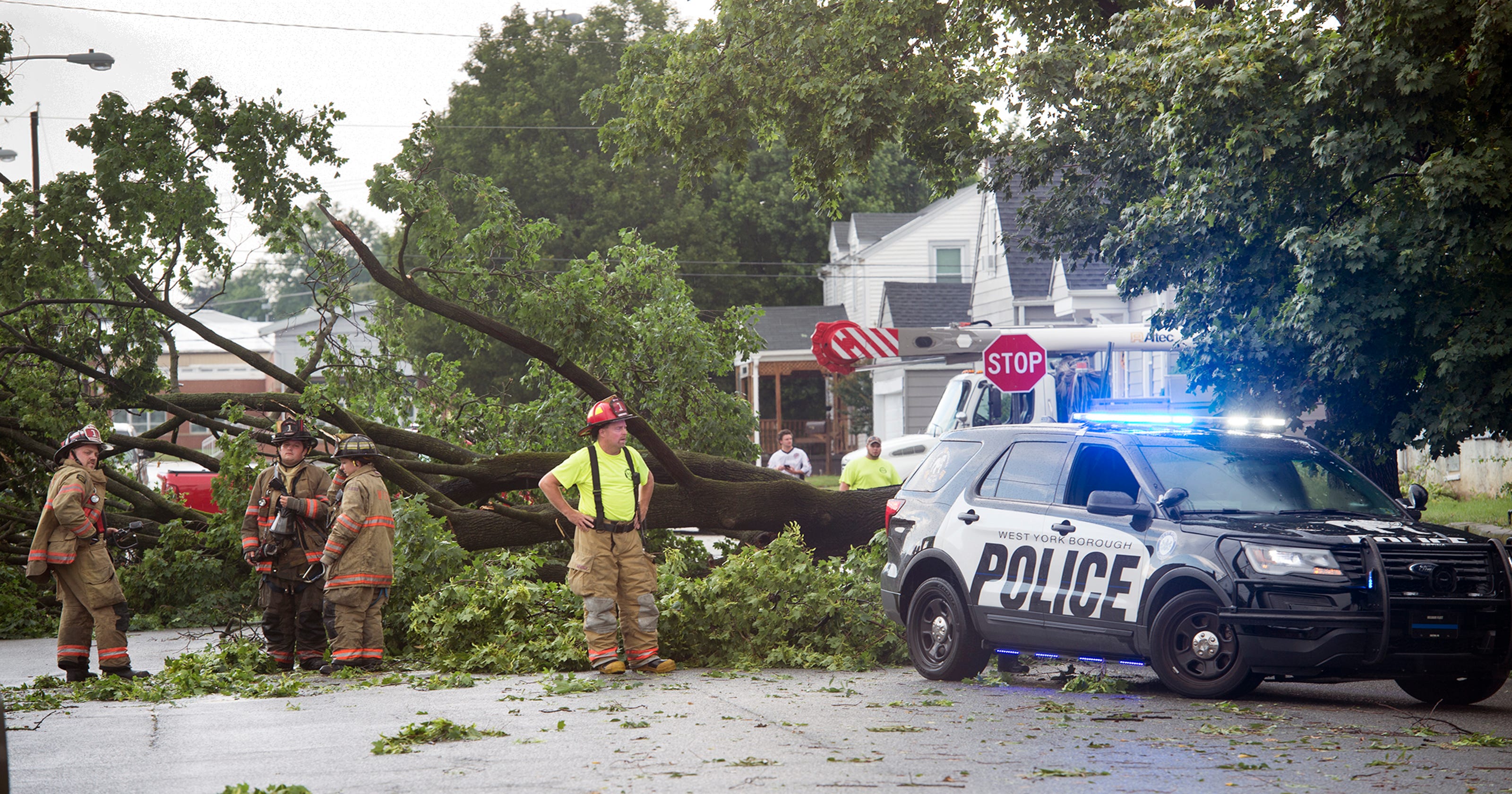 Updates Yorkarea storms flood roads, knock out power