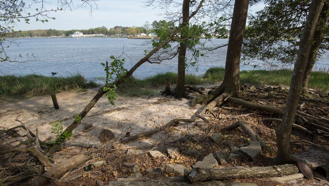 Tthe Delaware Botanic Gardens near Dagsboro has close to 1000 feet of water front views.