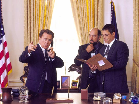 The Emmy-winning series "The West Wing" showed viewers