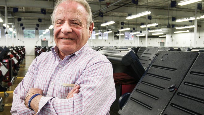 Voting machine supervisor George Coppola, a longtime county employee is retiring at the end of the year inside the Morris county Voting Machine Warehouse in Cedar Knolls on December 29, 2015.