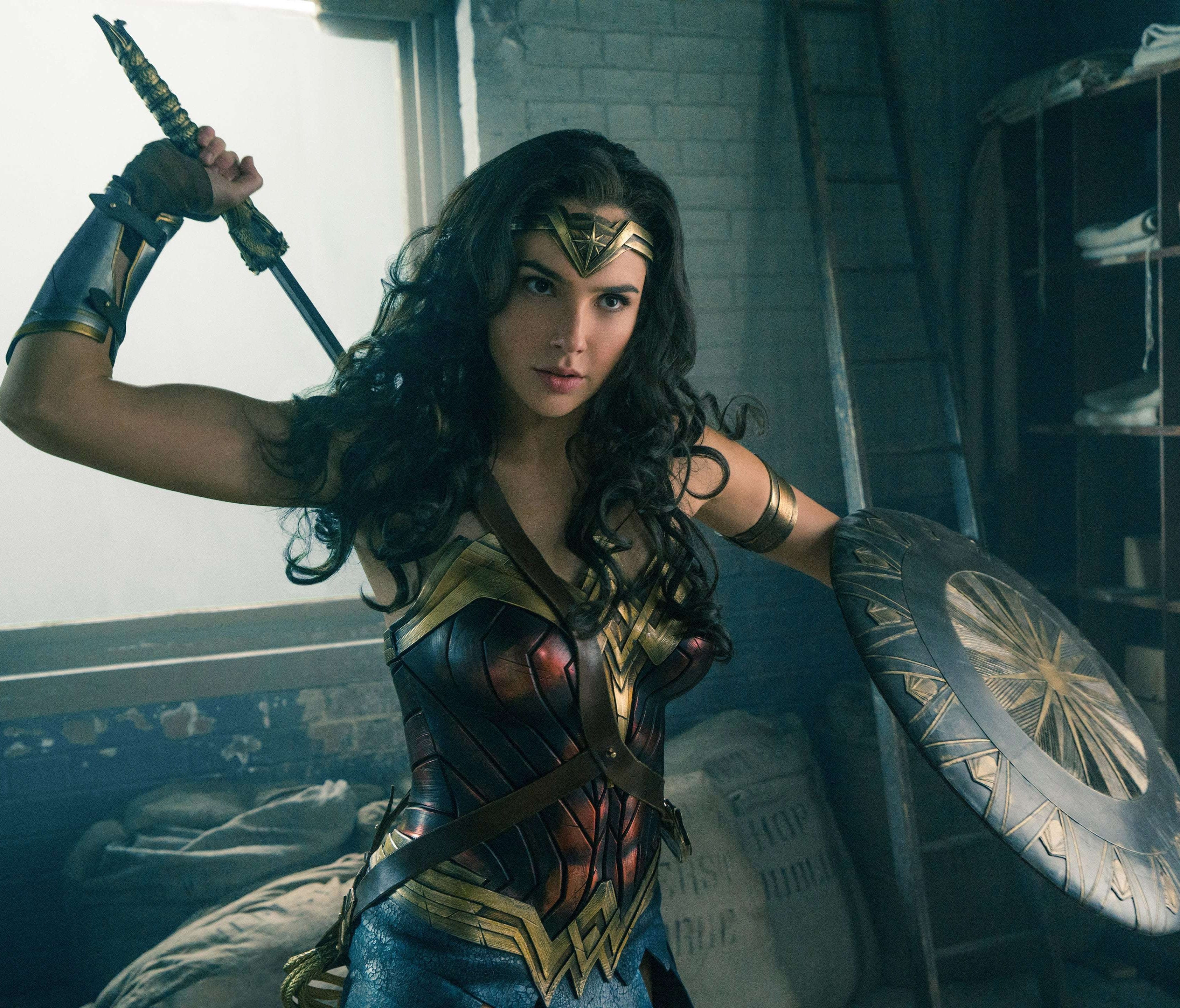 Gal Gadot shows off 'Wonder Woman's powers and weapons in a battle sequence midway through the movie that will leave audiences breathless.