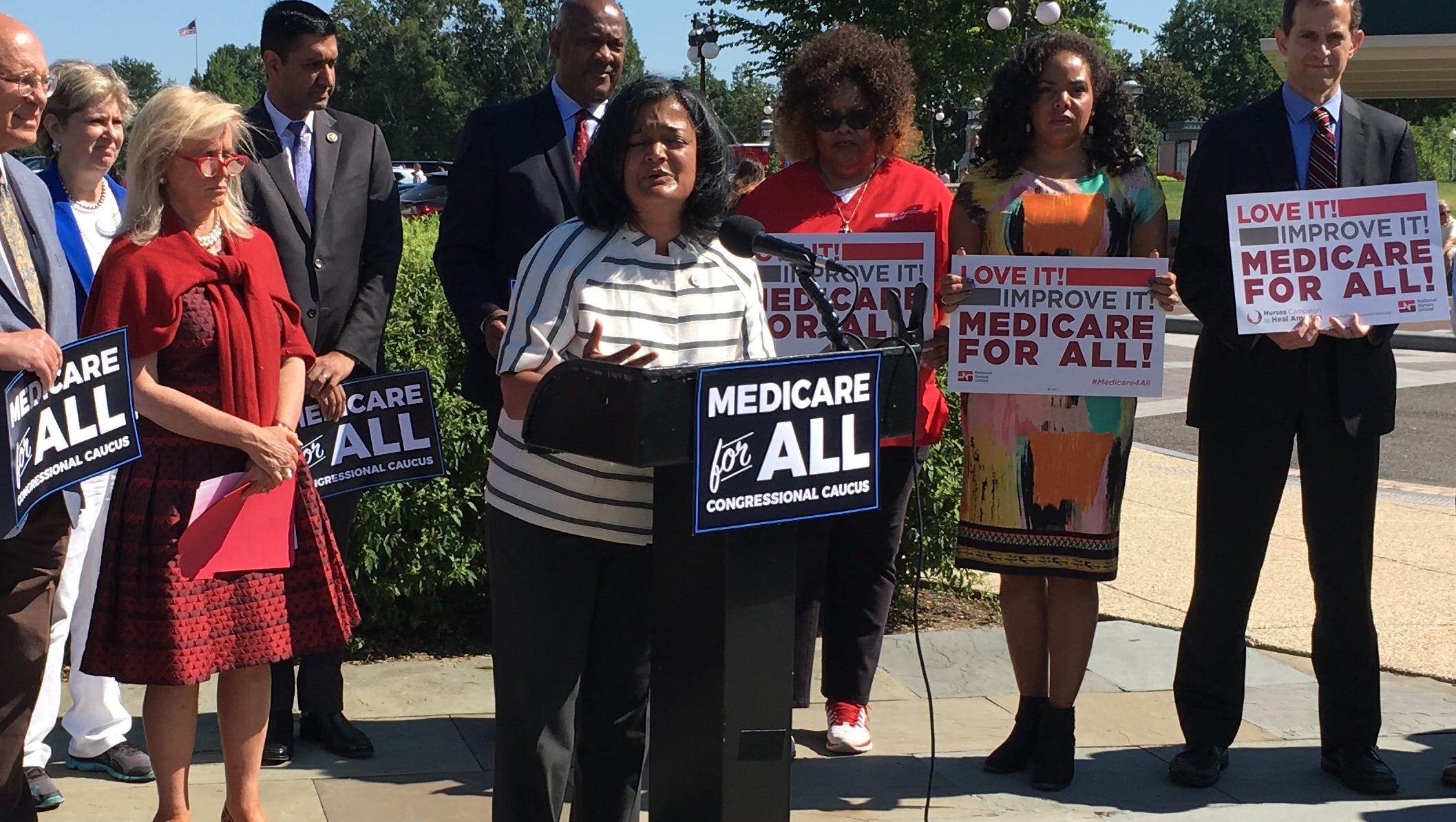 Rep. Pramila Jayapal. D-Wash., launchesMedicare for