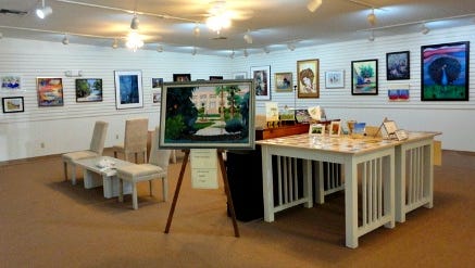 The Art League building hosts art shows and events throughout the year.
