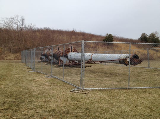 Historic, 68-foot-long Navy gun barrel now in Middletown