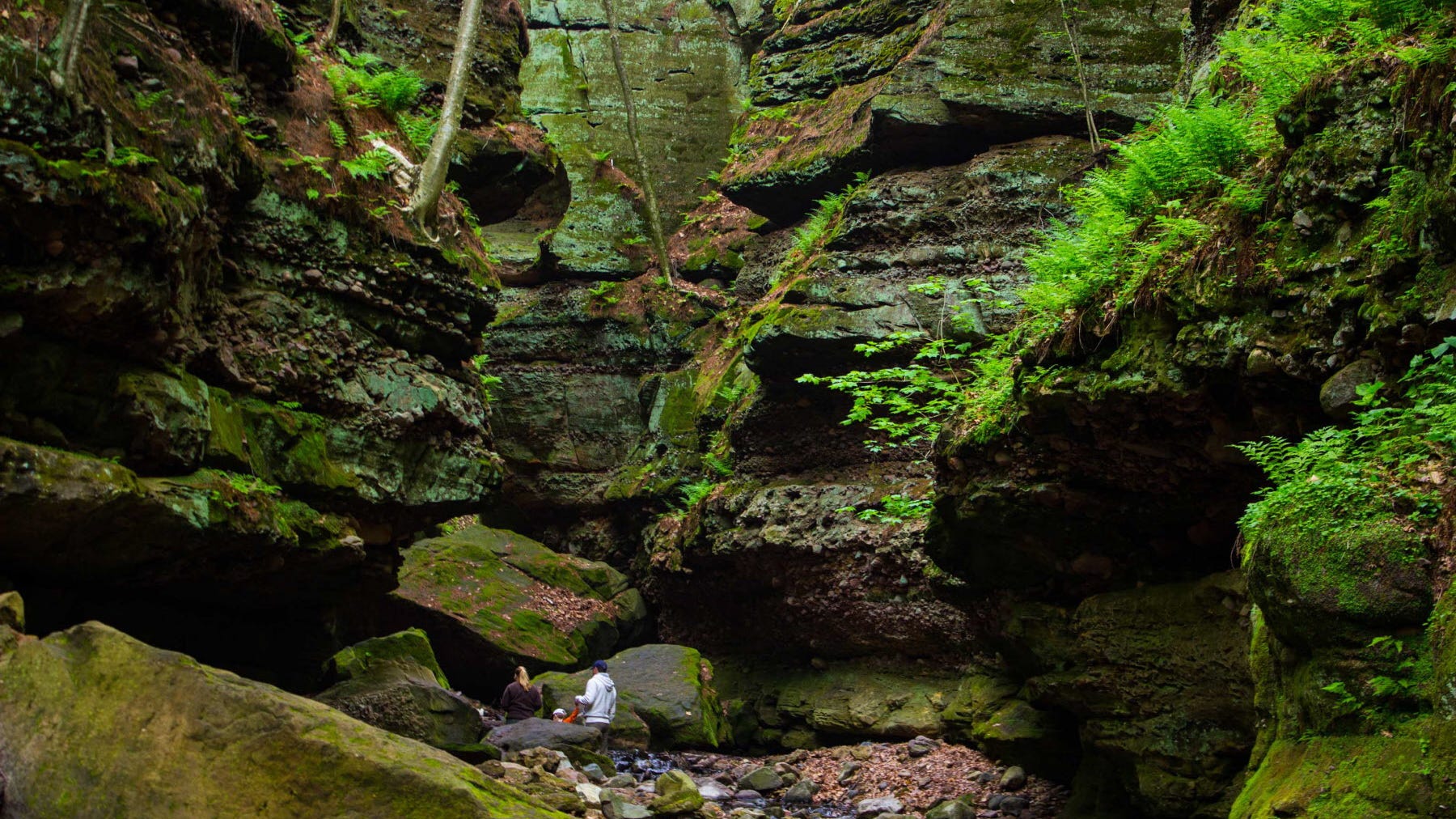 at Parfrey’s Glen is a peek into the past