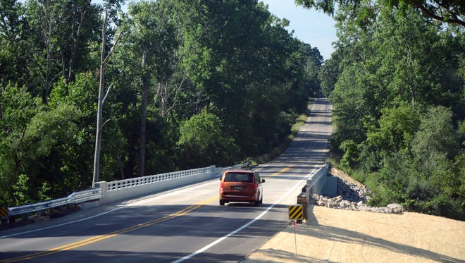 The Raymond Road bridge in Emmett Township reopened after about a year of construction.