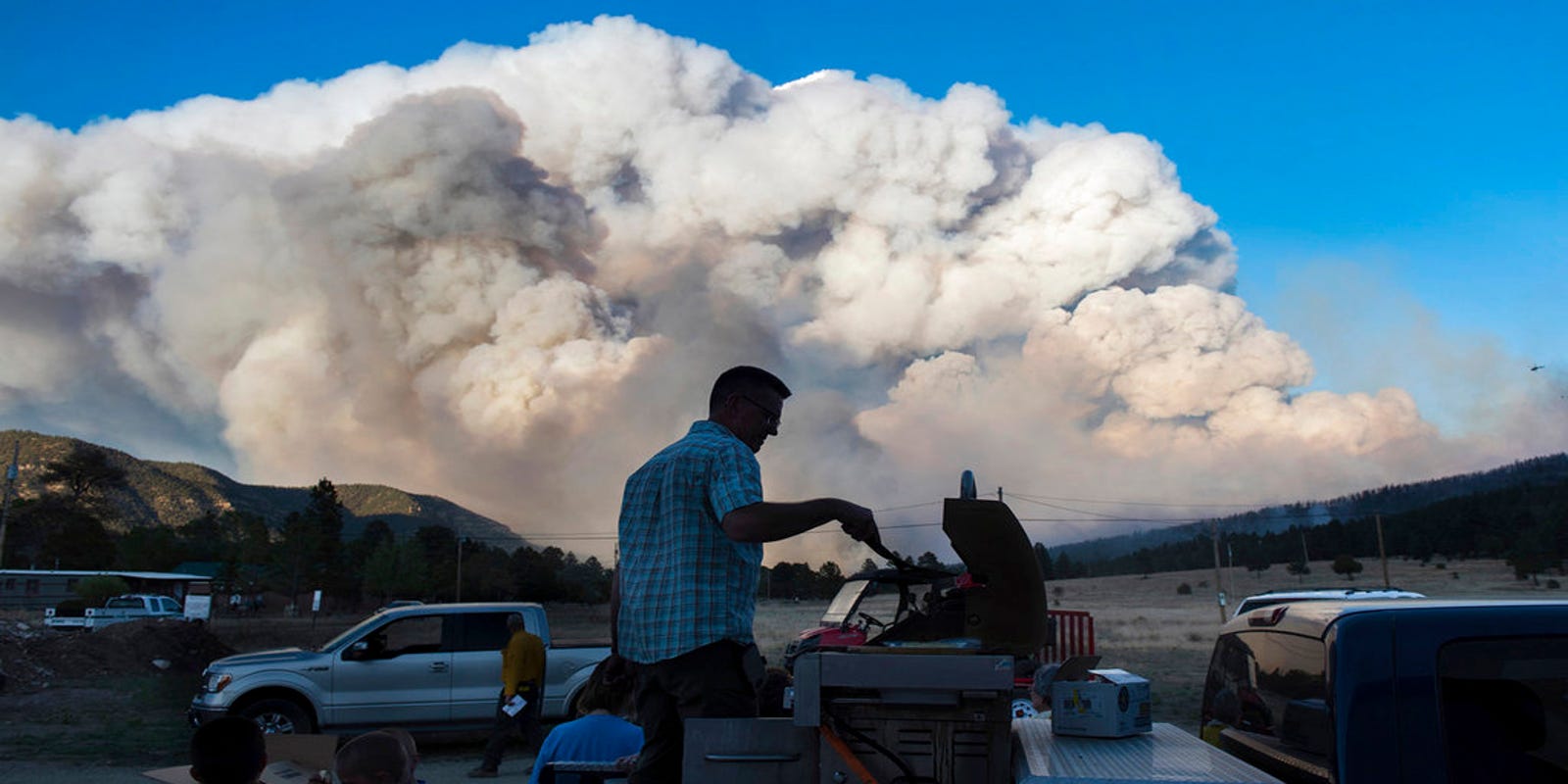 Boy Scouts buildings near Cimarron, New Mexico fall victim to wildfire