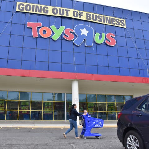 Final Saturday at Toys R Us store in Paramus, NJ....