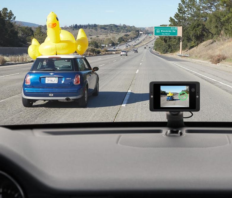 Owl can capture those funny moments on the road.