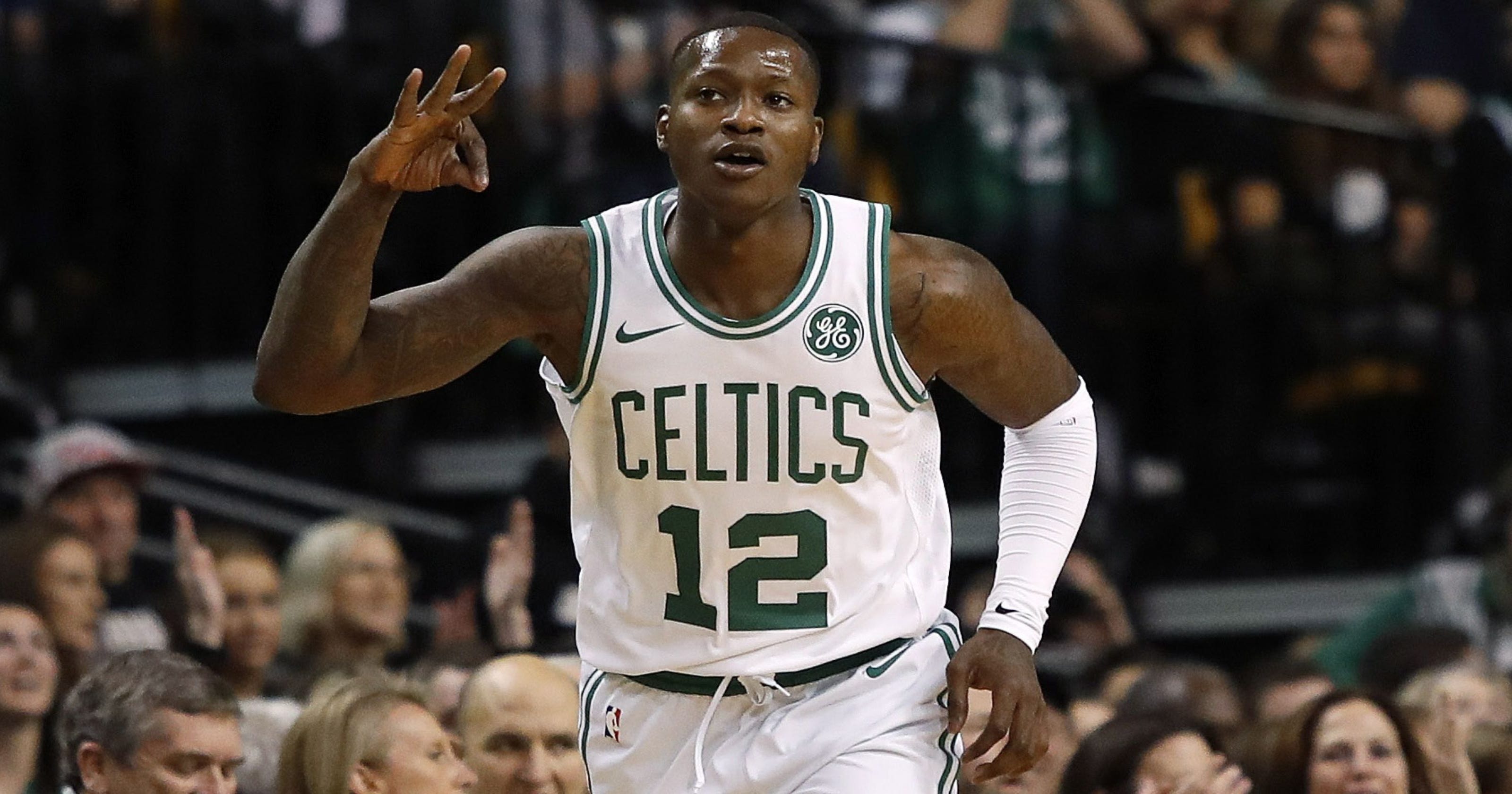 Terry Rozier's father watches son play after prison release