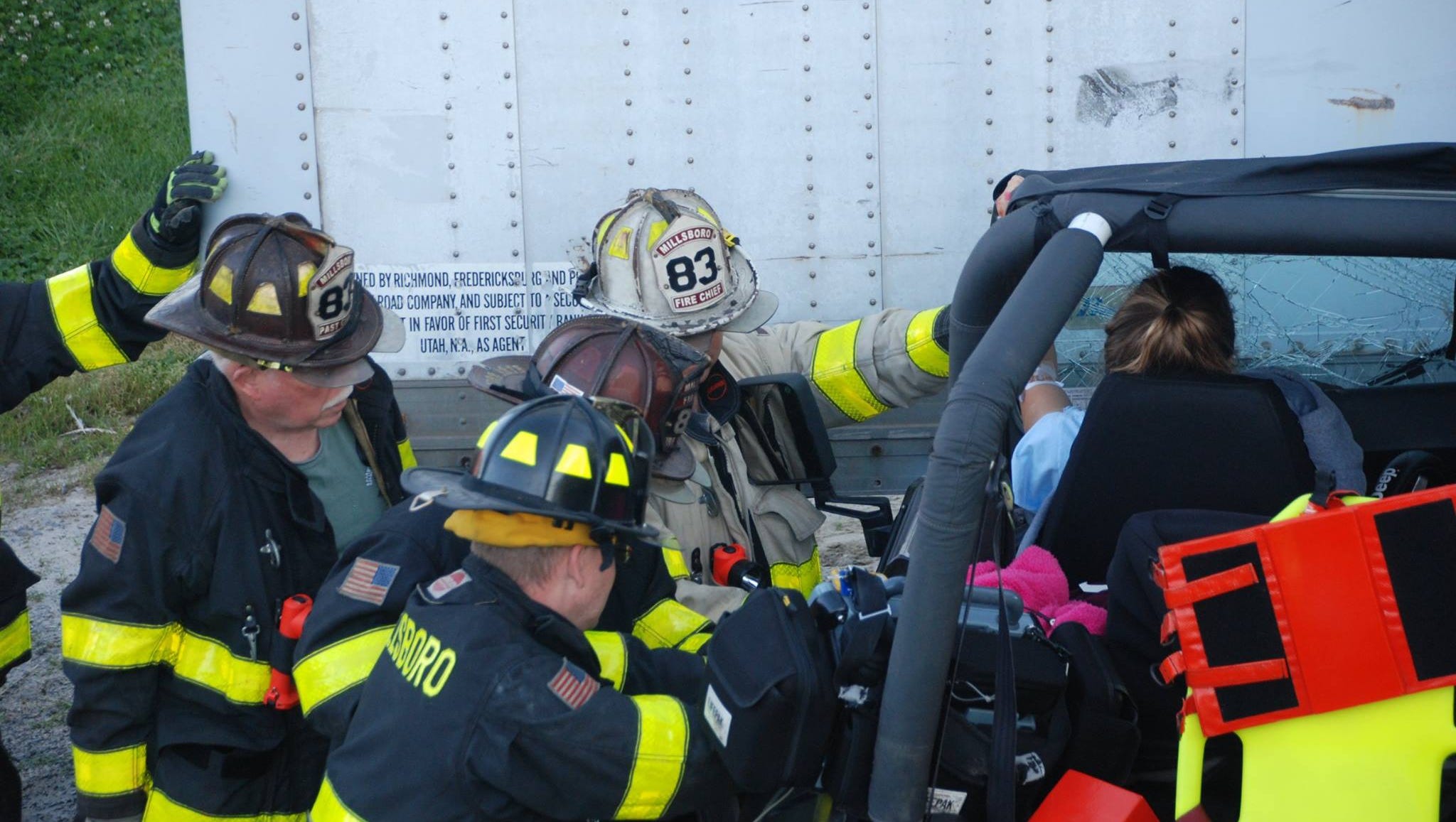 Jeep Crashes Into Parked Semi Trailer In Millsboro