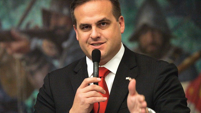Frank Artiles when he was in the  Florida Senate. His time there is remembered for his bill banning trans people from using public bathrooms that don't align with there birth-certificate gender and for his public flameout. He now is charged with election law violations.