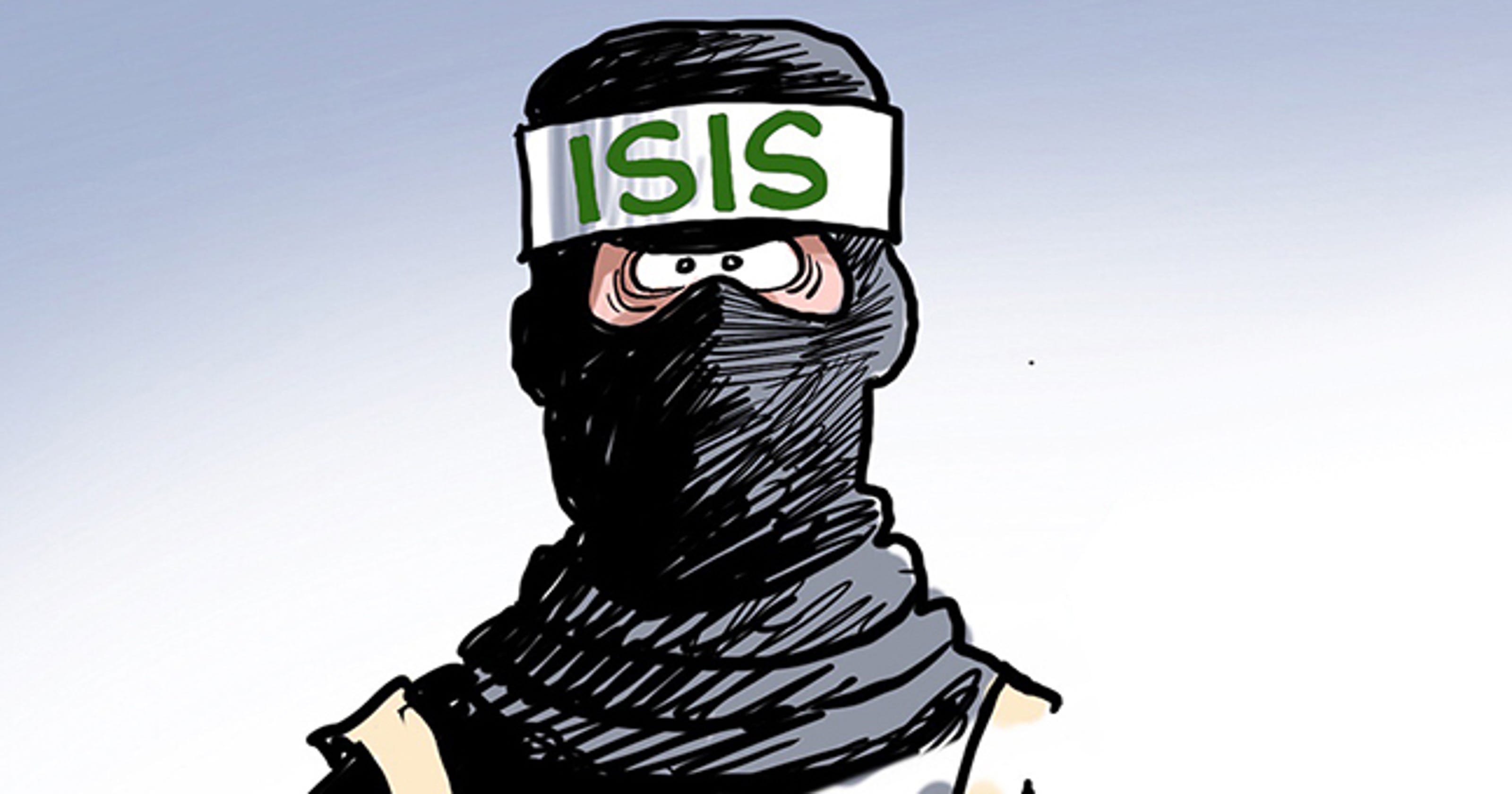 Cartoonist Gary Varvel Trumps ISIS Eraser