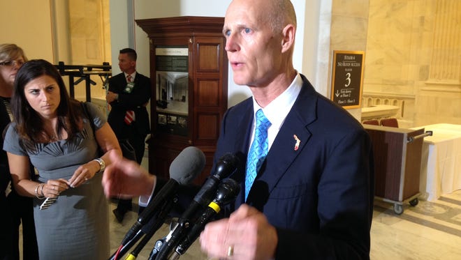 In May 2016, Gov. Rick Scott visited Washington, D.C., to talk about the zika threat to Florida.