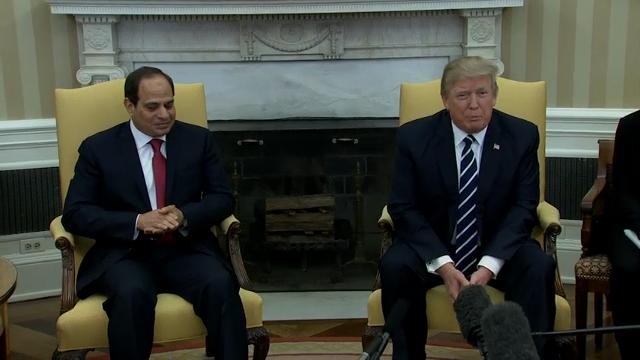 Trump promises long friendship with el-Sisi
