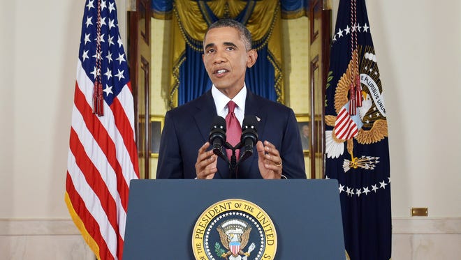 President Barack Obama speaks Sept. 10, 2014.