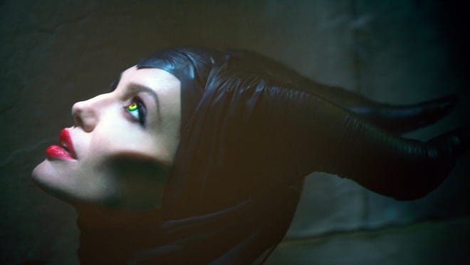 This image released by Disney Enterprises, Inc., shows actress Angelina Jolie in the title role of "Maleficent," the villian from the 1959 classic "Sleeping Beauty."  (AP Photo/Disney Enterprises, Inc., Greg Williams)