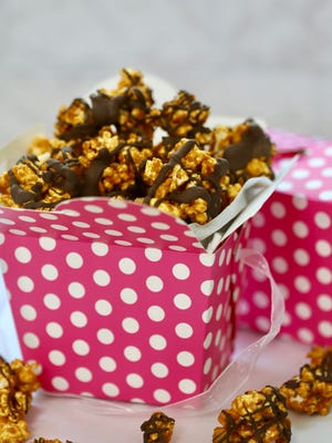 Caramel Corn with Dark Cholocate Drizzle will be served at the Spring Fling to benefit Big Bend Hospice.