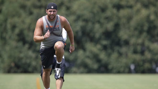 Cincinnati Bengals tight end Tyler Eifert said he will begin jogging for the first time on Aug. 22.