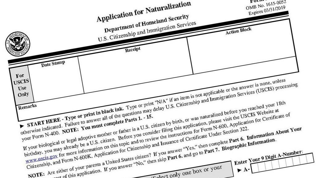 . to raise naturalization application fee by more than 80 percent