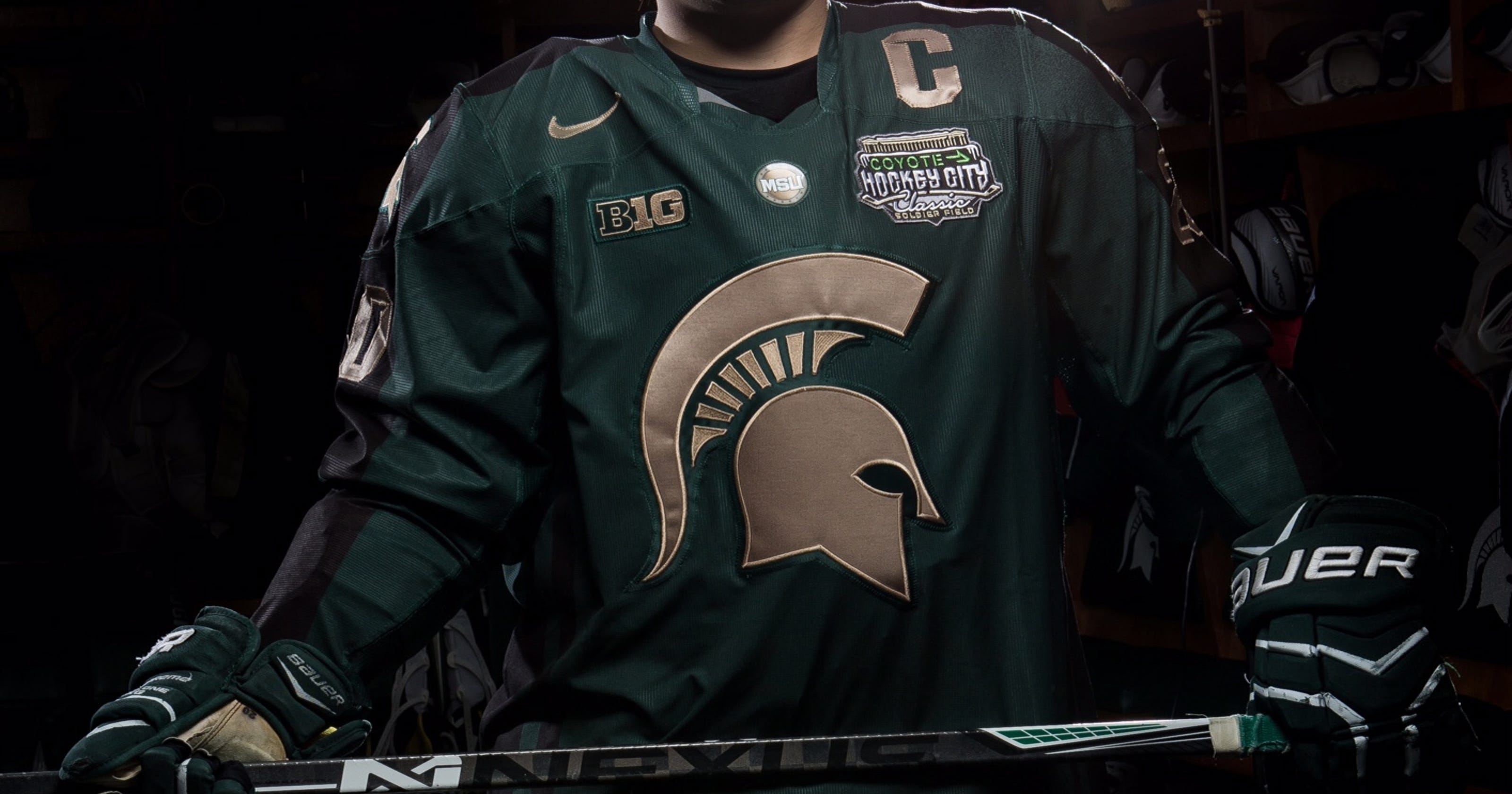 MSU adds bronze, black to Hockey City Classic uniforms