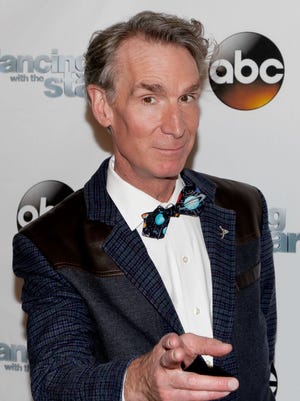 LOS ANGELES, CA - NOVEMBER 26:  Bill Nye attends the 'Dancing With The Stars' wrap party at Sofitel Hotel on November 26, 2013 in Los Angeles, California.  (Photo by Tibrina Hobson/WireImage) ORG XMIT: 452406889 ORIG FILE ID: 452205949