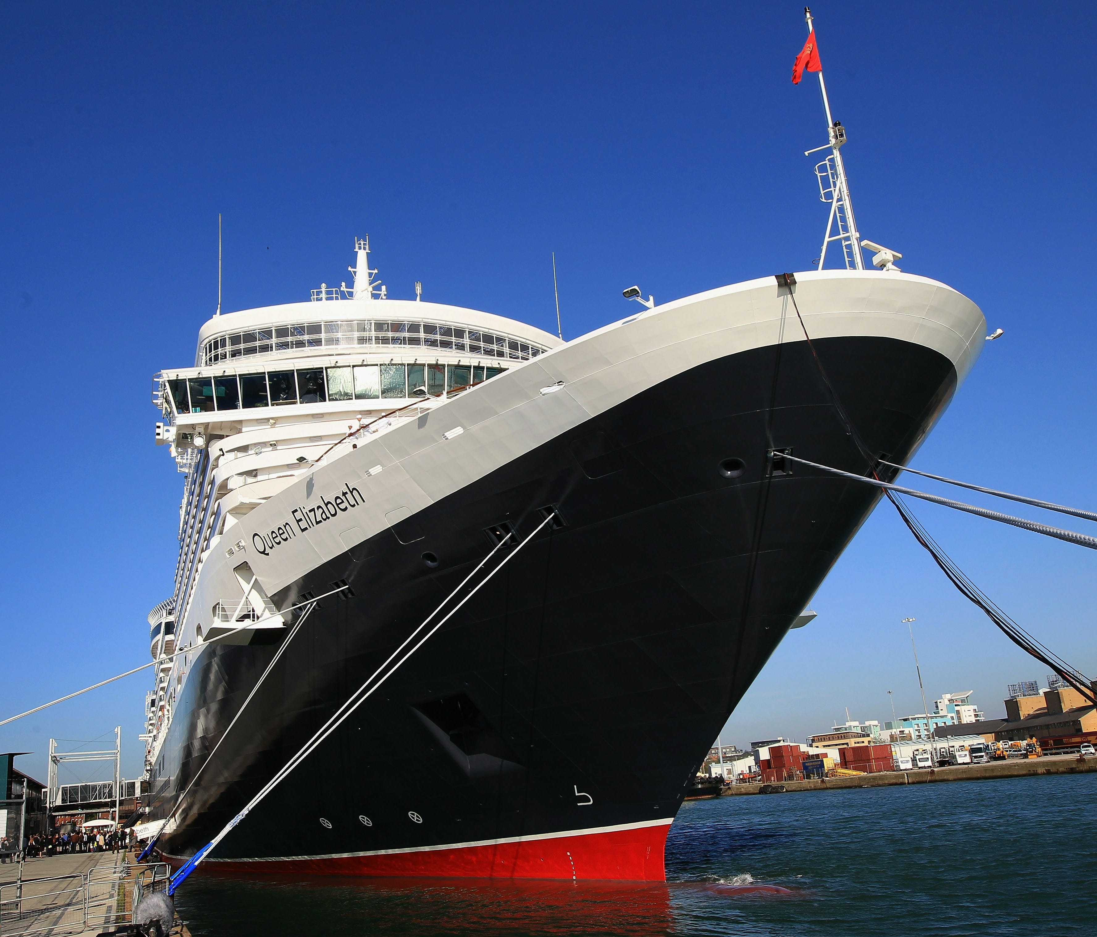 Cunard's Queen Elizabeth gets a makeover: The ocean liner is at a shipyard in Germany this week undergoing a makeover that includes the addition of its first cabins for single travelers. The multimillion upgrade of the 2,068-passenger vessel also is 