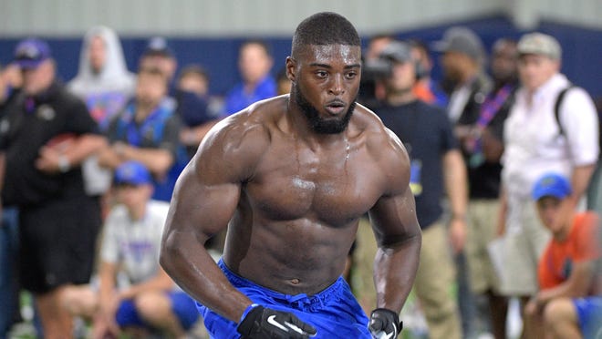 'Battle tested' Jarrad Davis appreciates private workout with Lions