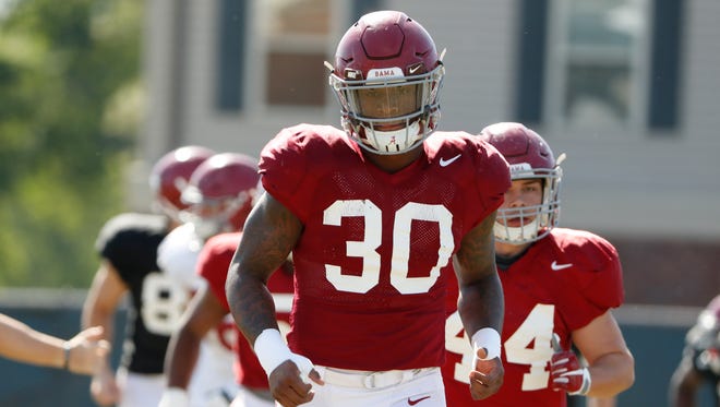 Montgomery native Mack Wilson (30) could be the next great Alabama inside linebacker.