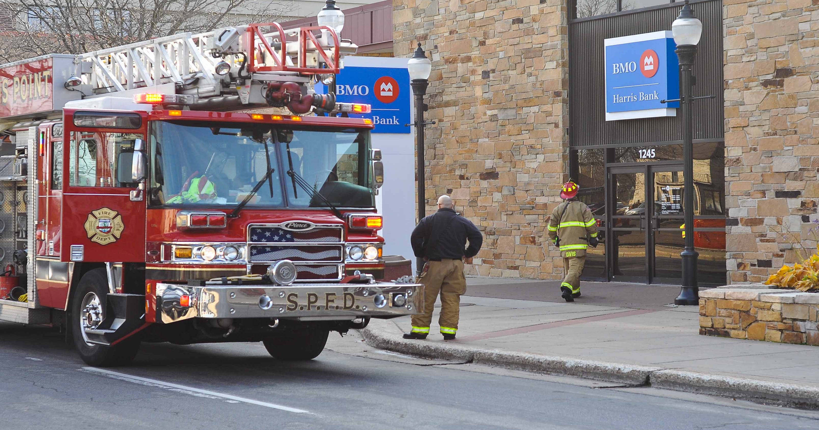 Fire Crews Investigate Smoke In Bank S Basement