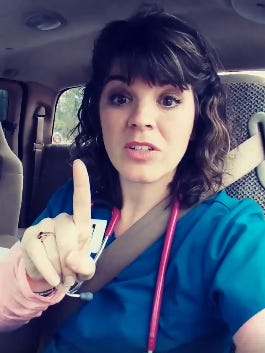 Milton resident and nurse Katherine Lockler posted a video on Facebook to warn people against taking this year's flu season lightly. The video has been more than 500,000 times in less than a week.