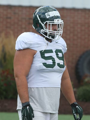 Michigan State OL David Beedle is hoping to be selected in the 2019 NFL draft.
