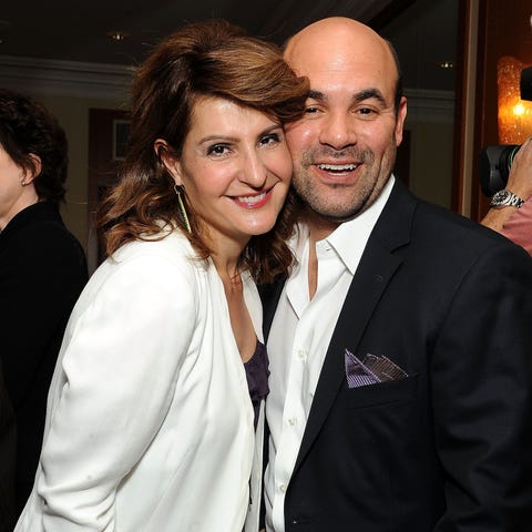 Nia Vardalos (L) and Ian Gomez at the 2011...