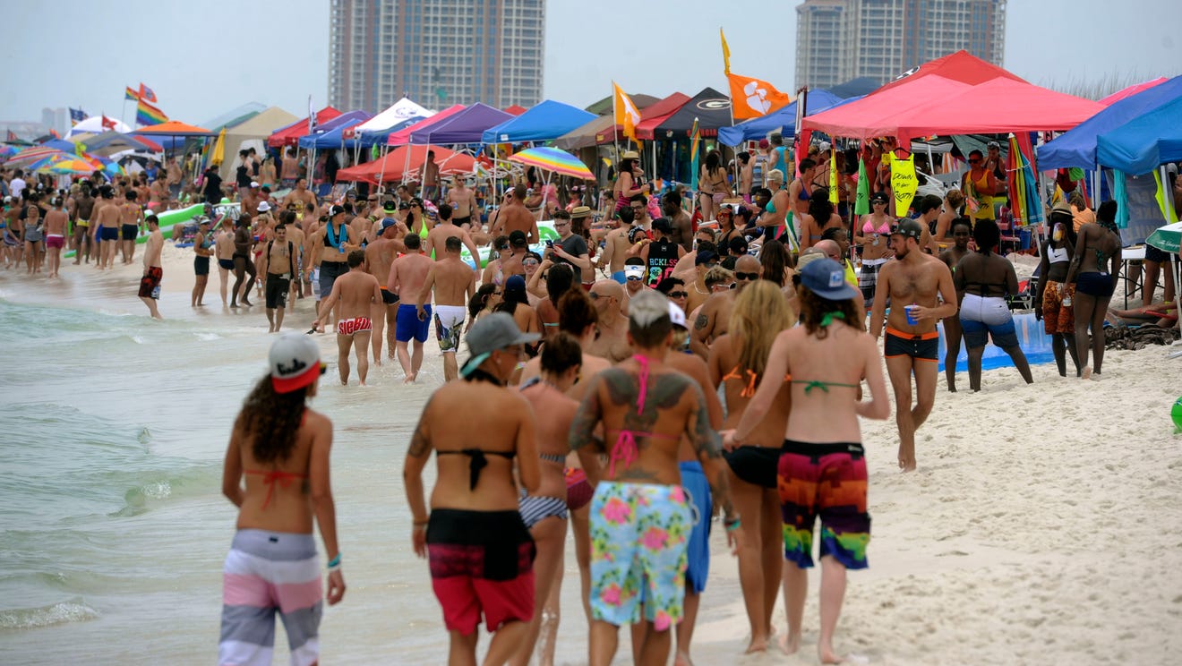 LGBT crowd packs Pensacola Beach