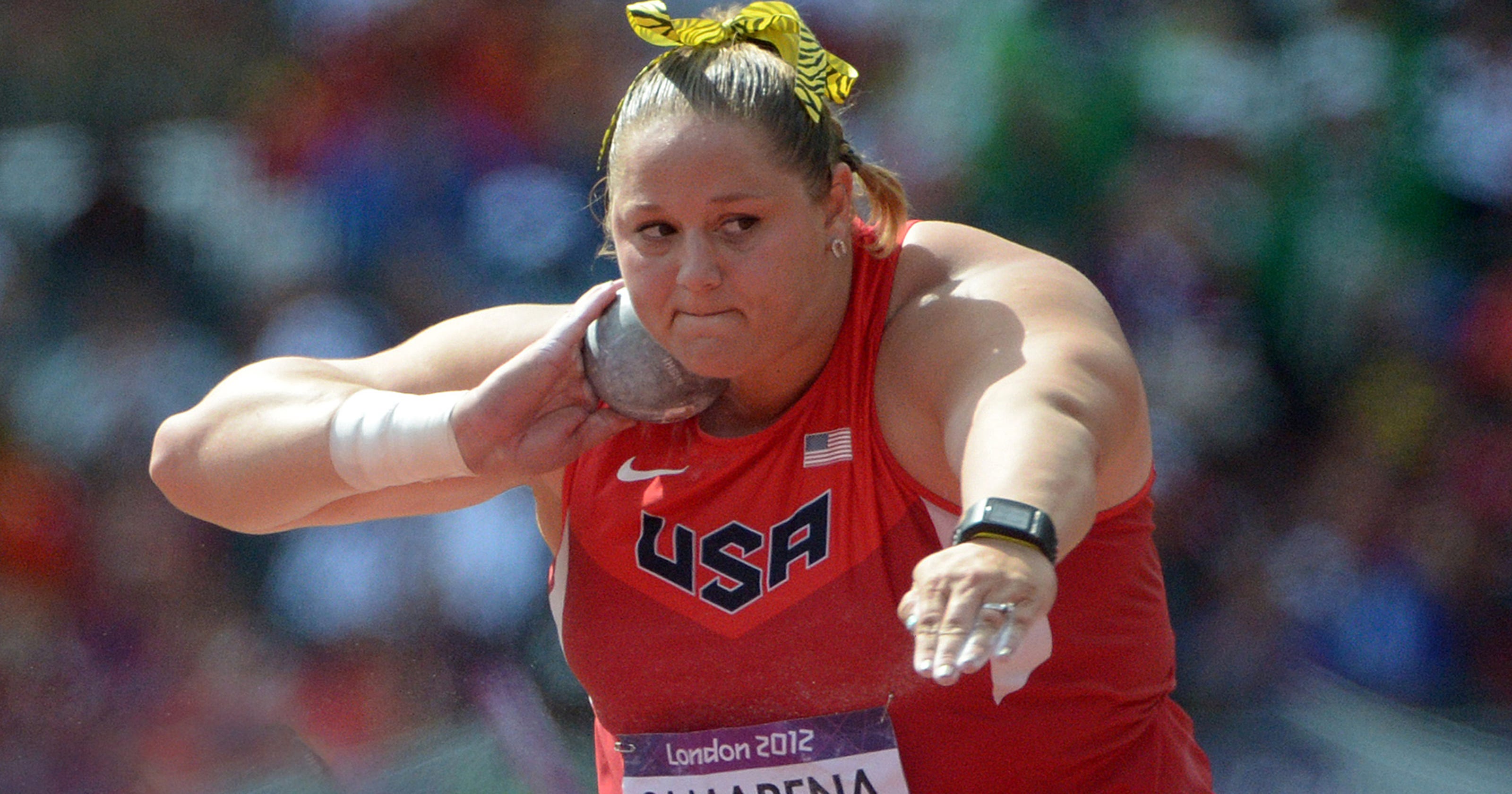 Olympic shot putter suspended for prohibited substance