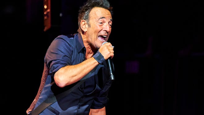 Bruce Springsteen performs with the E Street Band at Madison Square Garden, Wednesday, Jan. 27, 2016, in New York City.