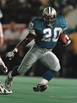 RB Barry Sanders. Then: One of the best running backs the NFL has ever seen, Sanders ran for 1,548 yards and a career-high 16 touchdowns in 1991. He had 12 carries for 69 yards against the Cowboys, with 47 of it coming on a memorable fourth-quarter touchdown run.
Now: Sanders, 48, remains an ambassador for the Lions and the NFL, making several public appearances a year in Detroit and at league events.