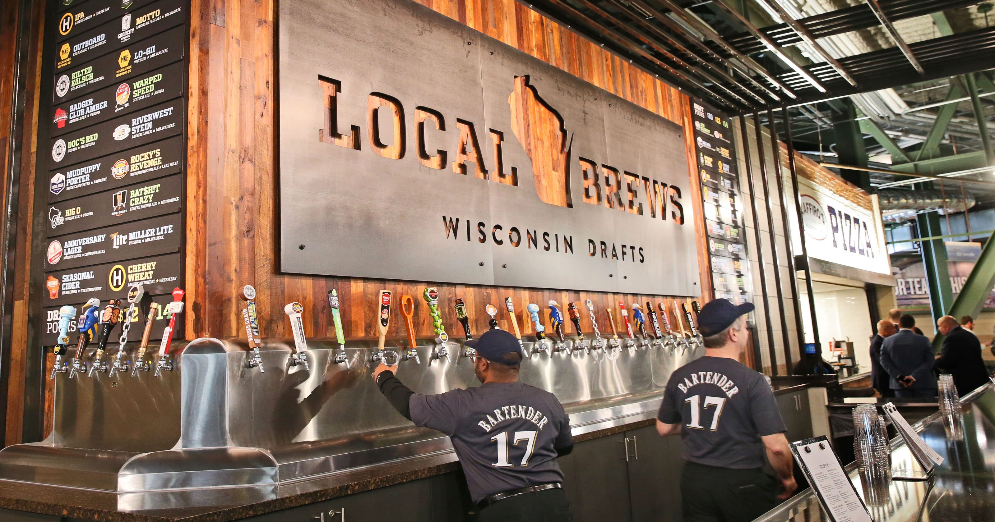 Guide to beer, craft and otherwise, at Miller Park